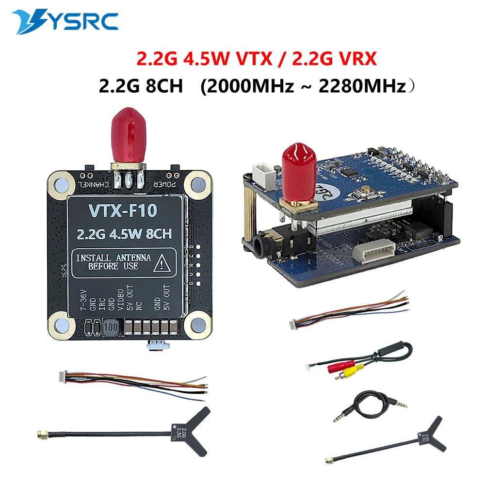 Drone Receiver - Transmissor de Vídeo FPV 2.0-2.2G 4.5W