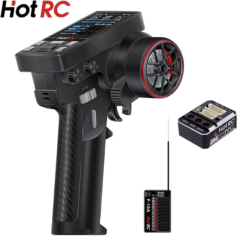 Drone Transmitter - Transmissor RC HotRC CT-10B 10 Canais