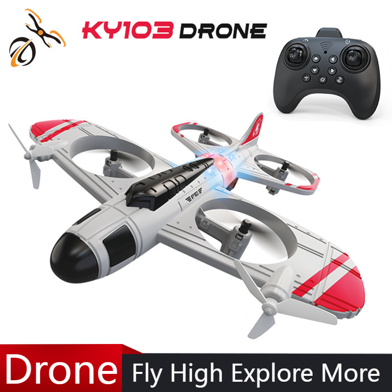 Drone Led Light - Avião de Controle Remoto KY103 2026,