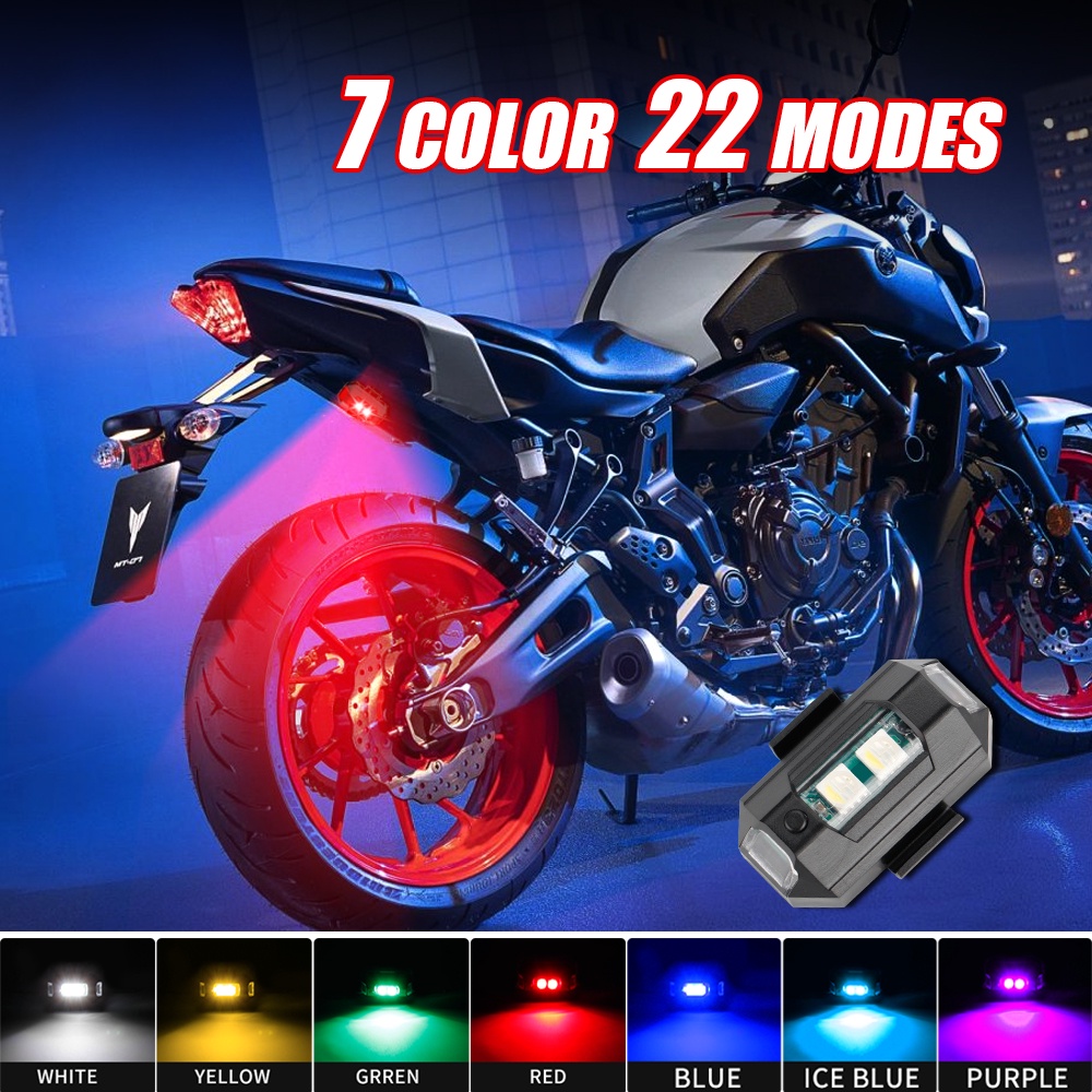 Drone Led Light - 1pc 7 cores mini carregamento usb