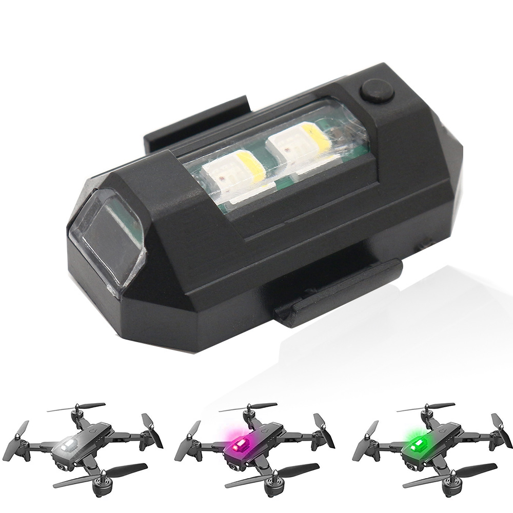 Drone Led Light - Motocicleta led rgb luz de advertência
