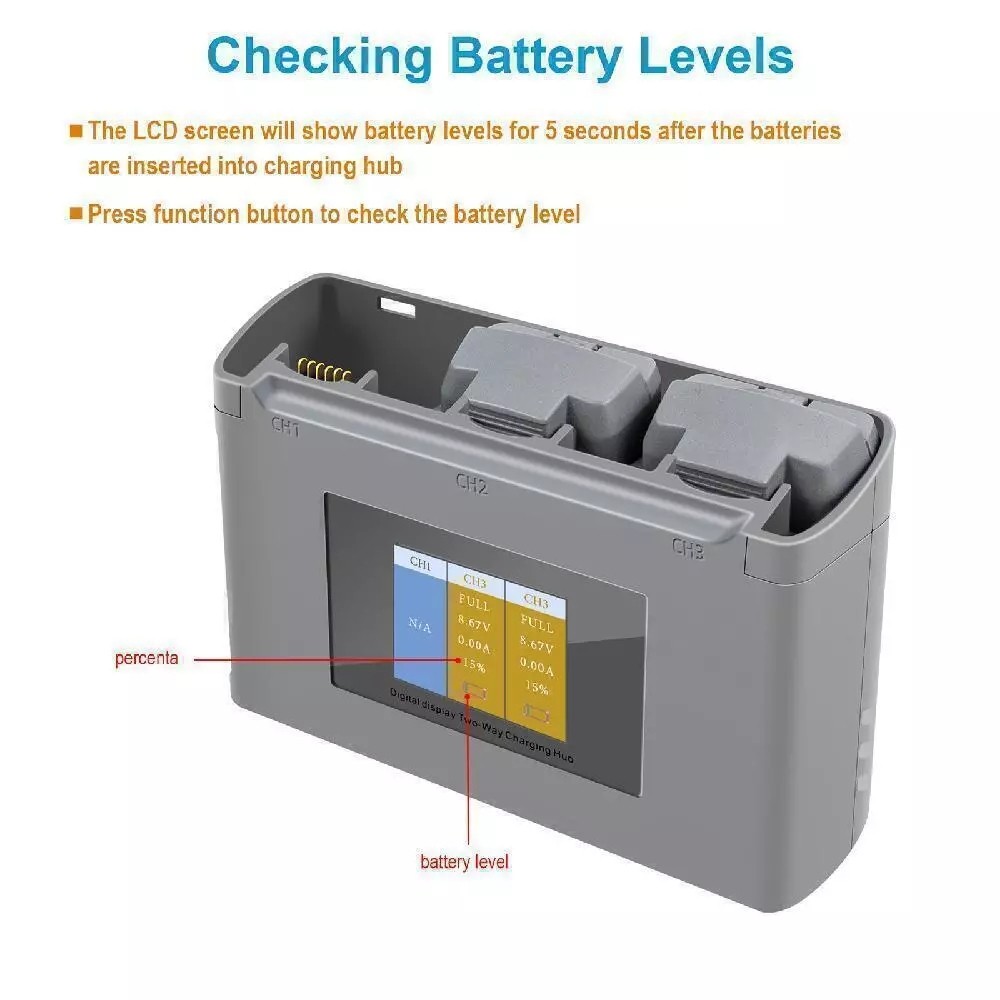 Para mini 2/se carregador disp - Drone Battery avaliação e preço