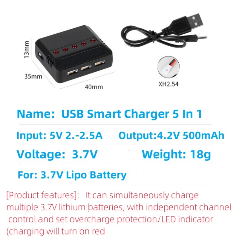 Syma x5hw x5hc x5c x5sw 3.7v 5 - Drone Charger avaliação e preço