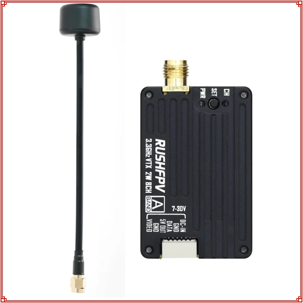 Novo Transmissor RUSHFPV 3.3G  - Drone Antenna avaliação e preço