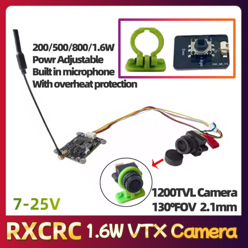 Módulo RXCRC 5.8G 48CH 1.6W VT - Drone Frame avaliação e preço