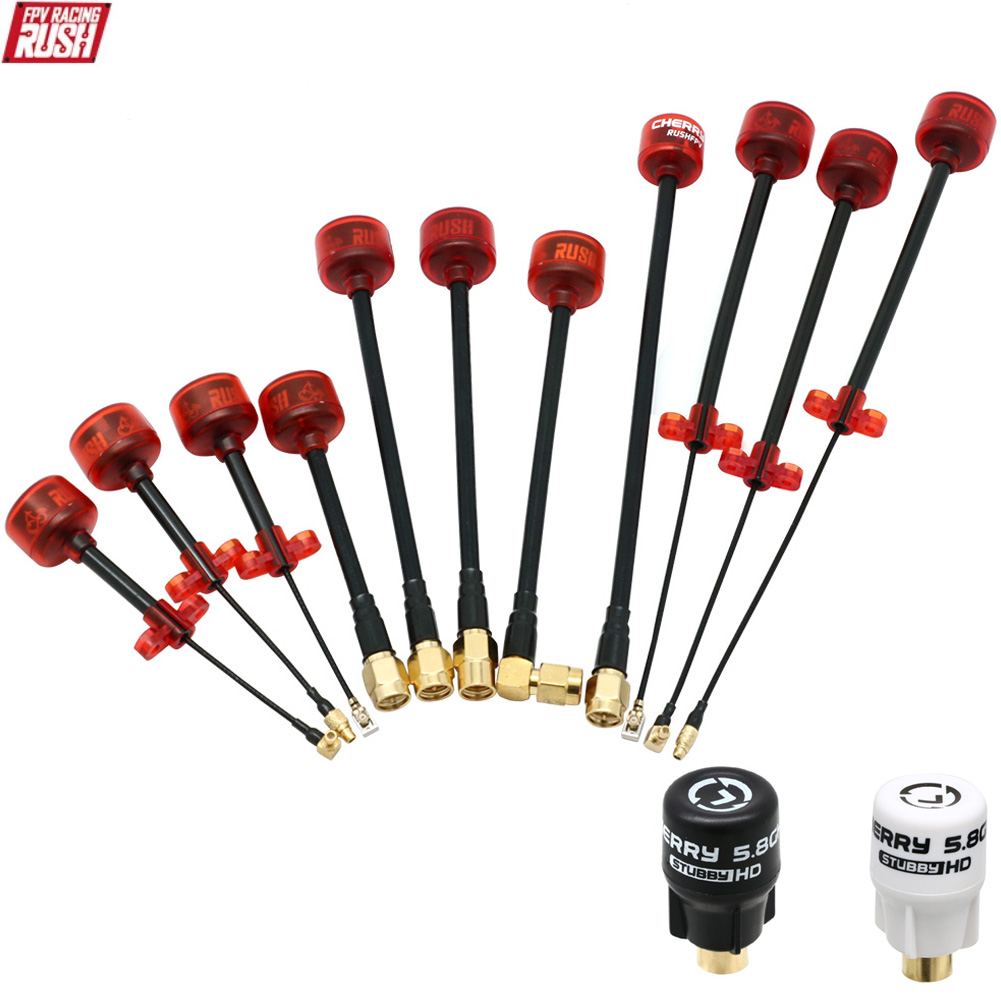 Rush cereja fpv 5.8g antena lh - Drone Antenna avaliação e preço