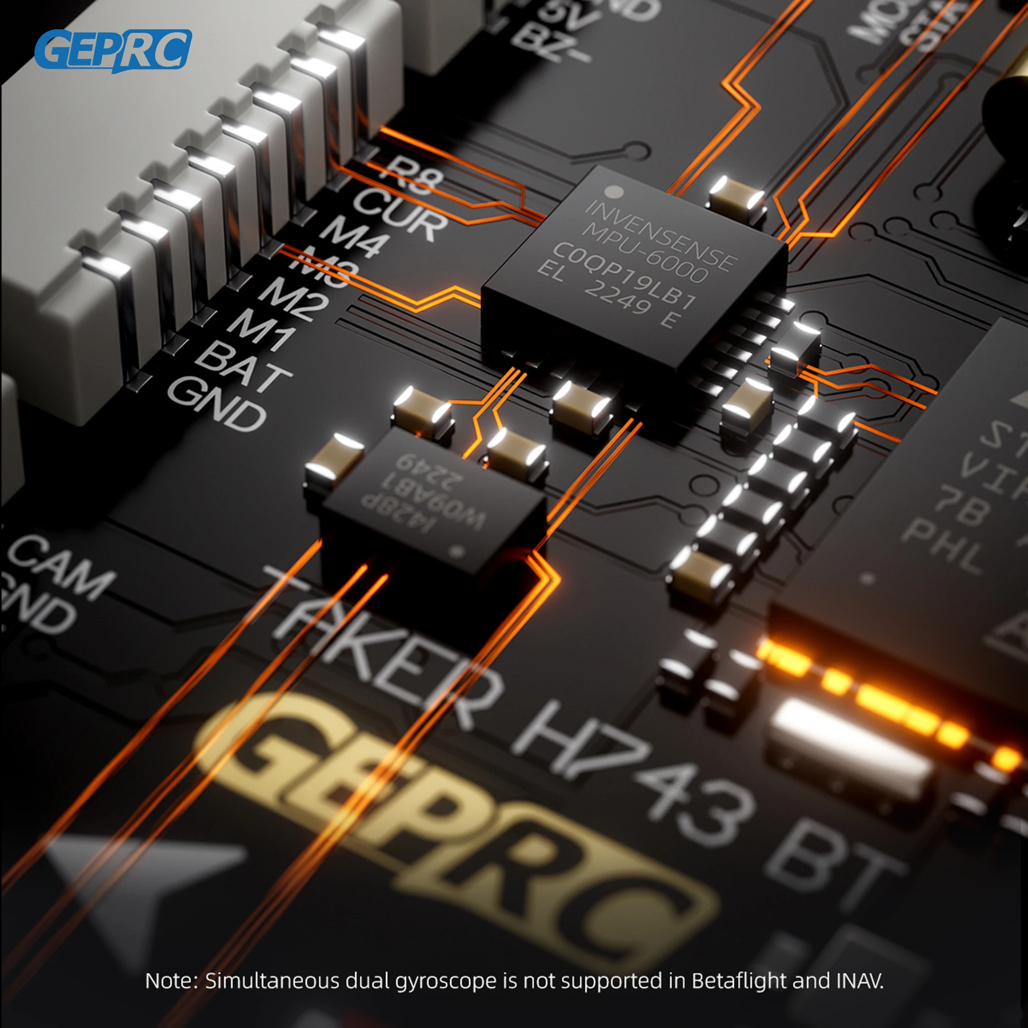 Geprc taker h743 bt 32bit 65a  - Drone Esc avaliação e preço