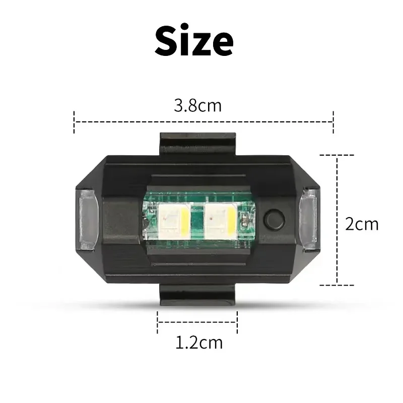 Luzes da motocicleta drone luz - Drone Led Light avaliação e preço